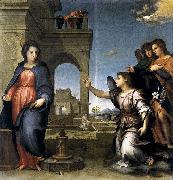 Andrea del Sarto Annunciation oil on canvas